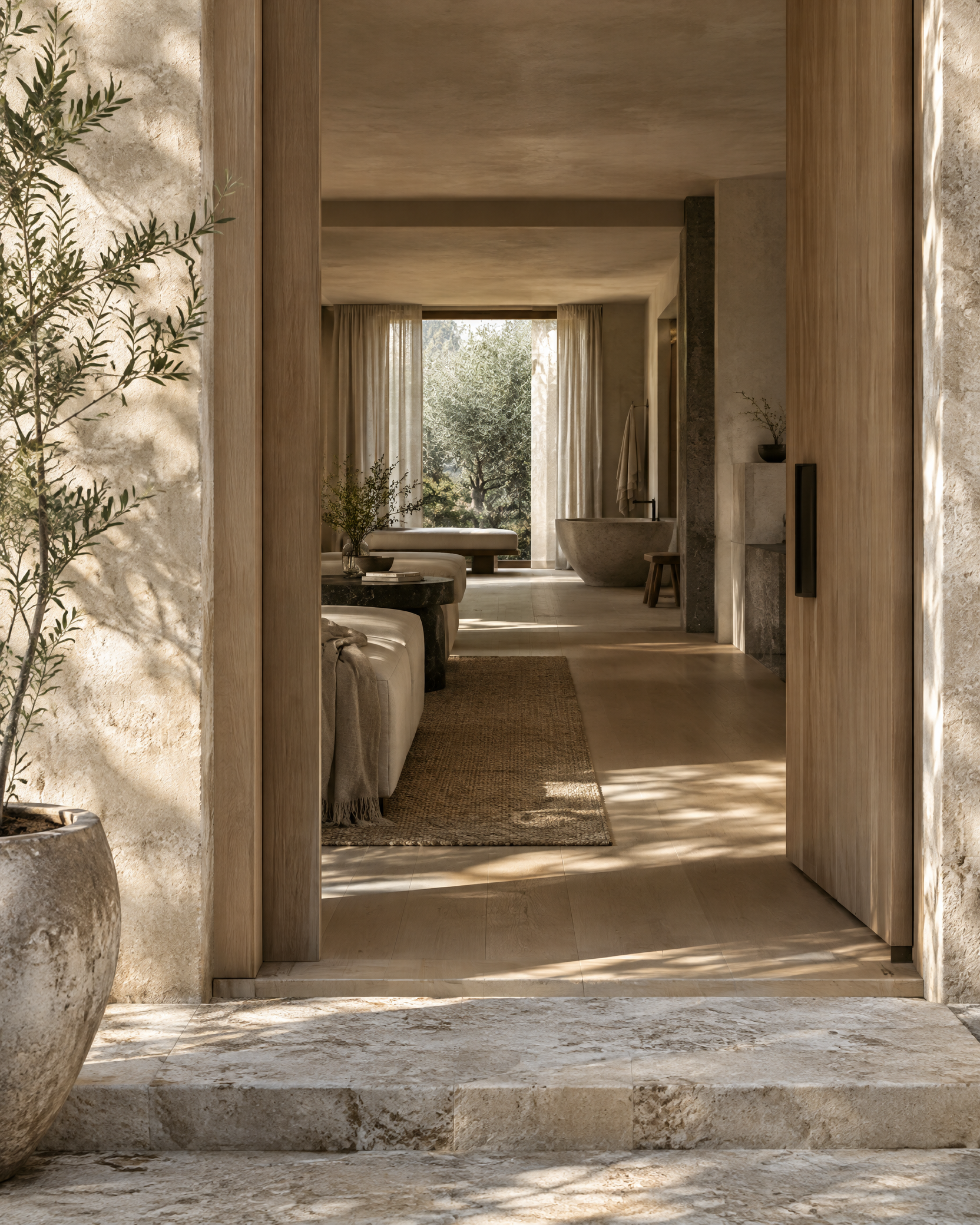 Quiet spaces throughout the house